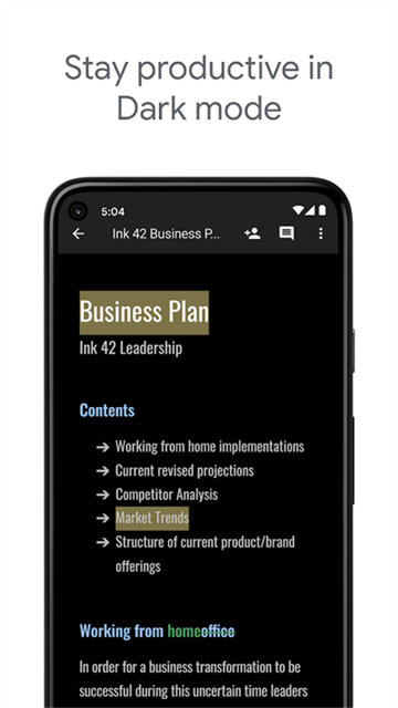 谷歌文档最新版