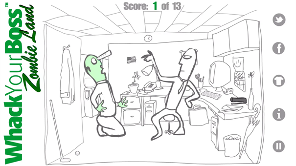 痛扁僵尸老板手游下载最新版