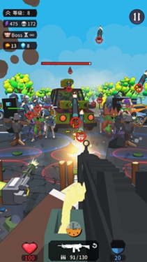 方块人绝地吃鸡战场