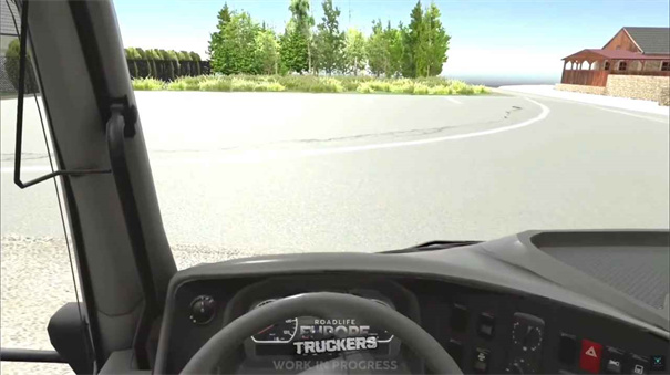 欧洲道路生活卡车司机