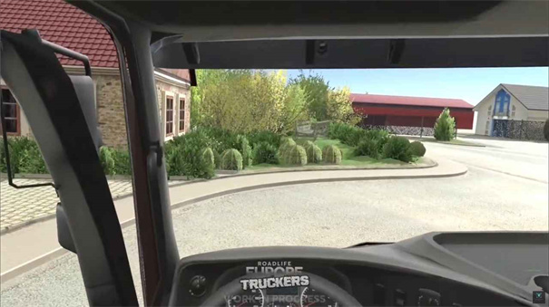 欧洲道路生活卡车司机